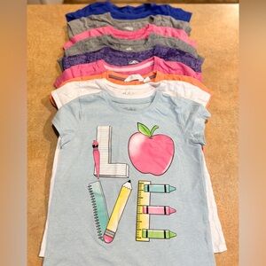 Colorful Graphic T-Shirts bundles 7 shirts